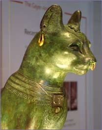 Statuetta in Bronzo della dea Bastet- British Museum di Londra